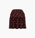 Cloverpaperco™ - Surrey Dining Bench - Ditsy Dahlia Burgundy