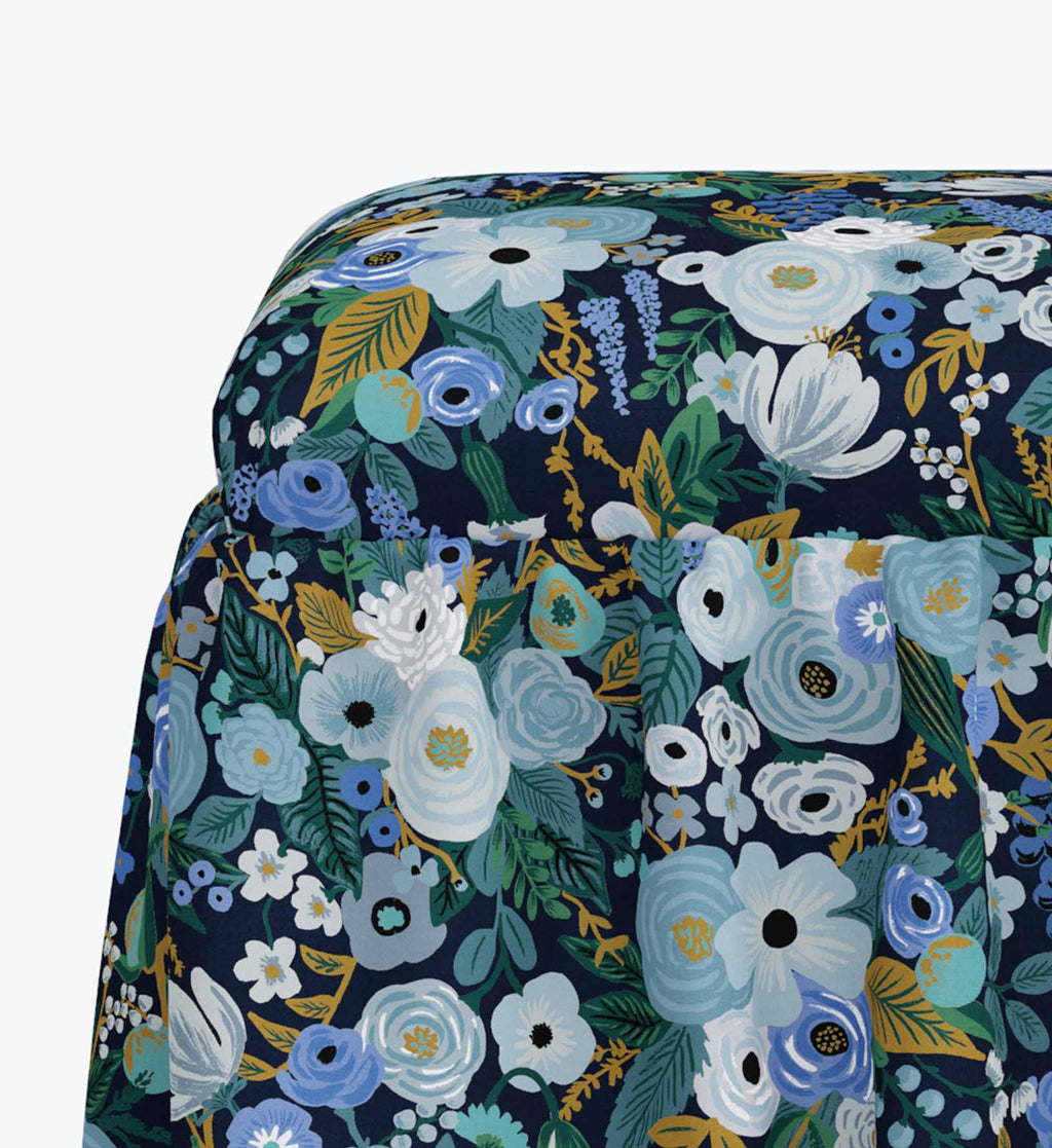 Cloverpaperco™ - Surrey Dining Bench - Garden Party Blue