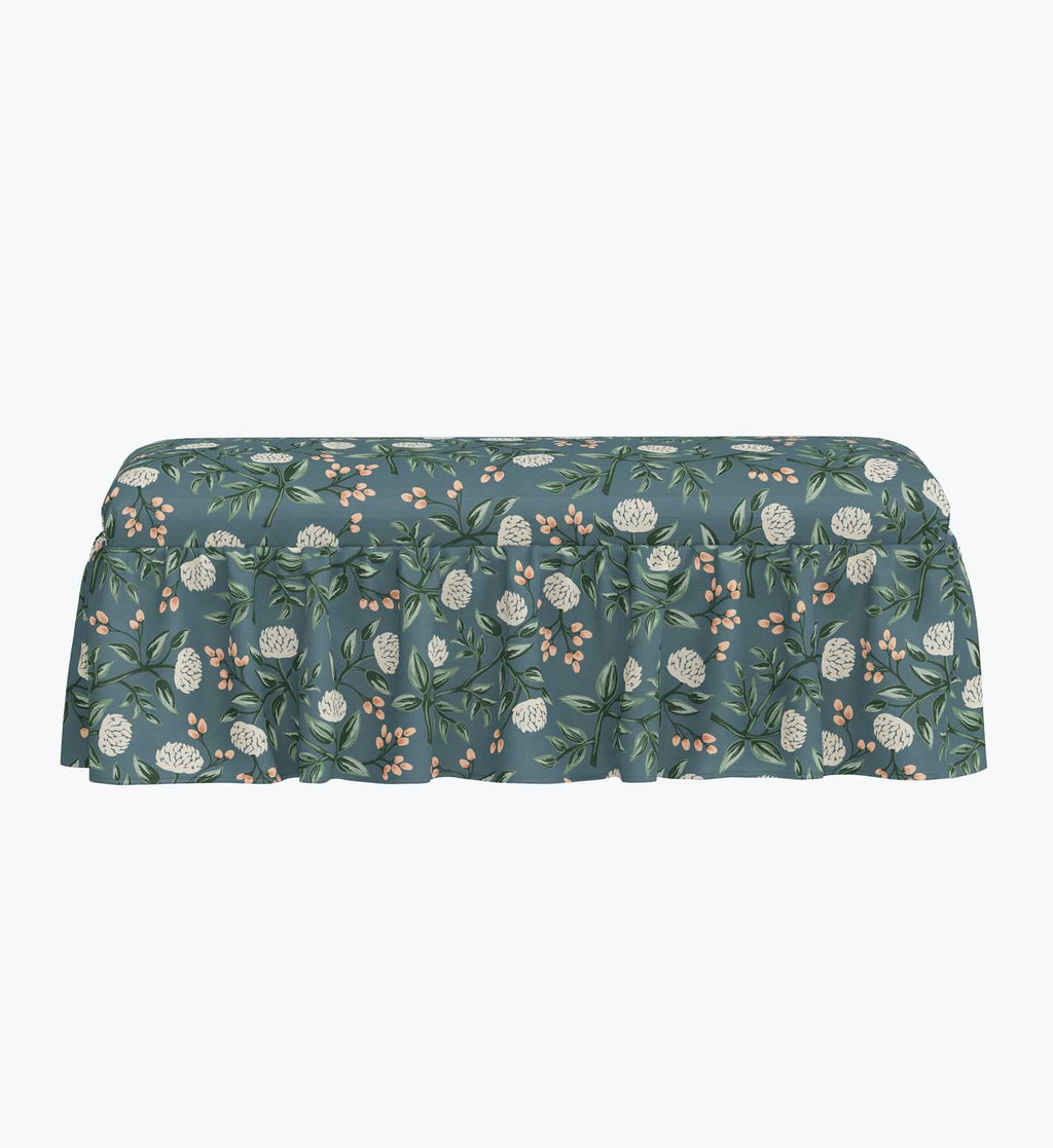 Cloverpaperco™ - Surrey Dining Bench - Peonies