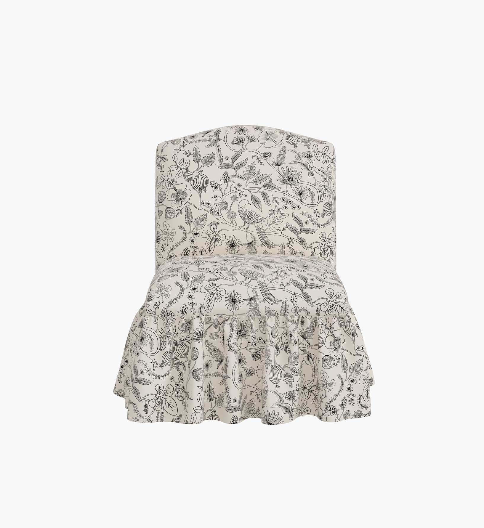 Cloverpaperco™ - Edie Slipper Chair - Aviary