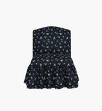 Cloverpaperco™ - Edie Slipper Chair - Ditsy Dahlia Navy