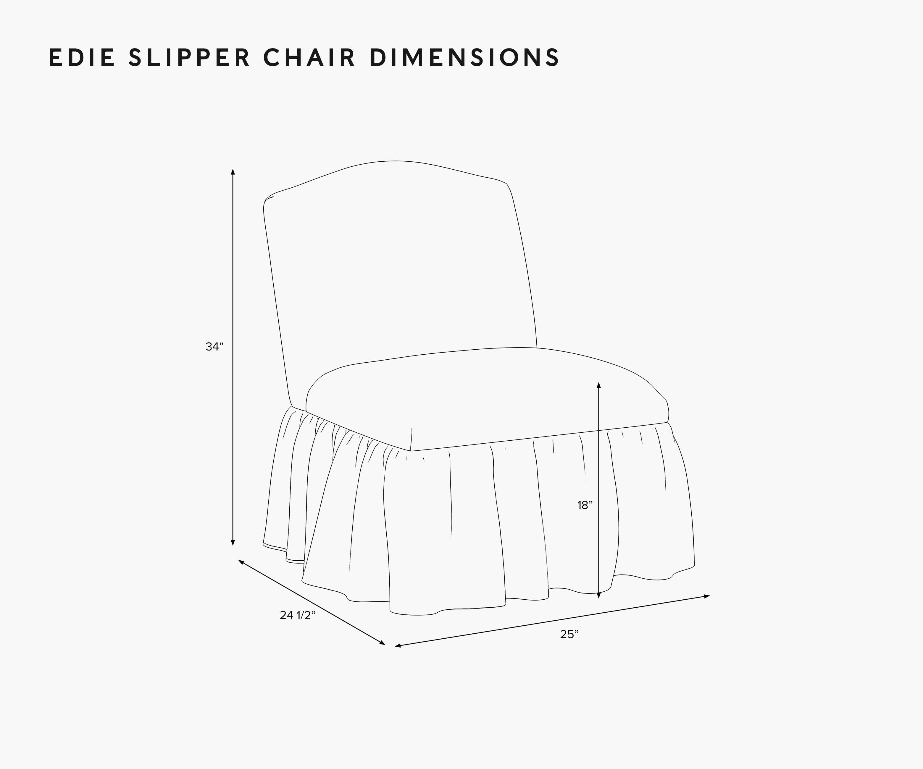 Cloverpaperco™ - Edie Slipper Chair - Peacock