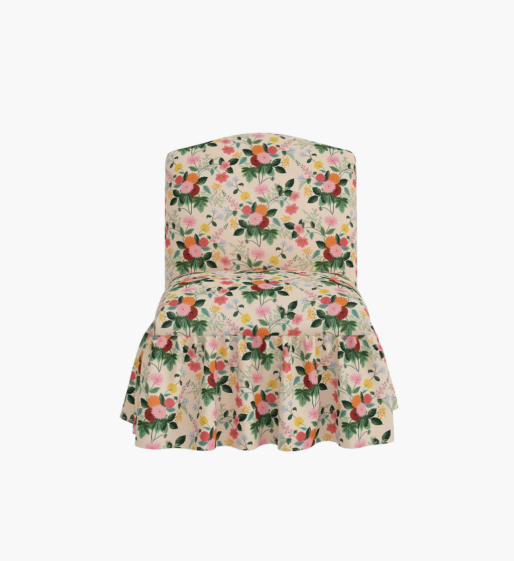 Cloverpaperco™ - Edie Slipper Chair - Dahlia