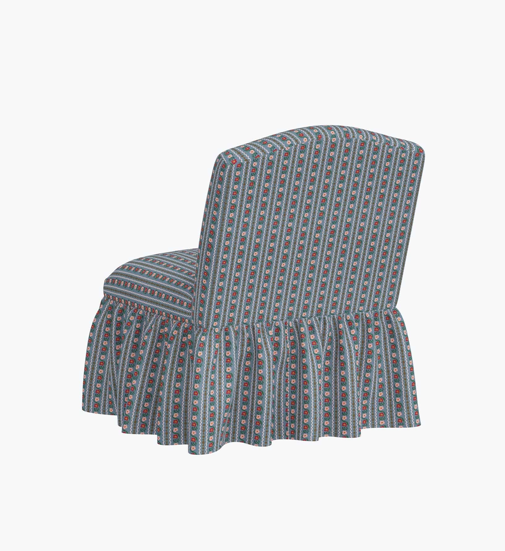 Cloverpaperco™ - Edie Slipper Chair - Delphine