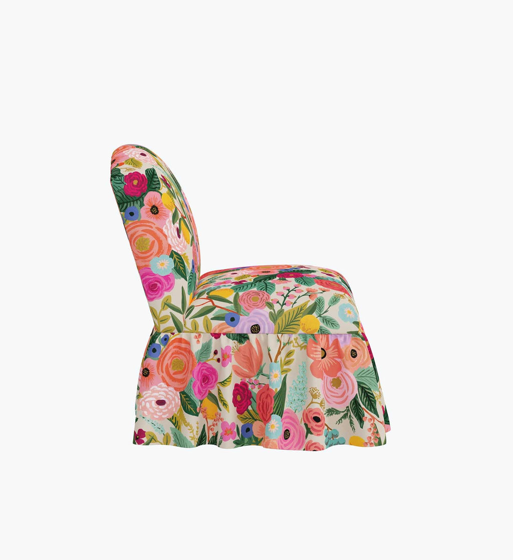 Cloverpaperco™ - Edie Slipper Chair - Garden Party