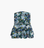 Cloverpaperco™ - Edie Slipper Chair - Garden Party Blue