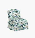Cloverpaperco™ - Edie Slipper Chair - Peacock