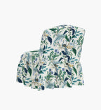 Cloverpaperco™ - Edie Slipper Chair - Peacock