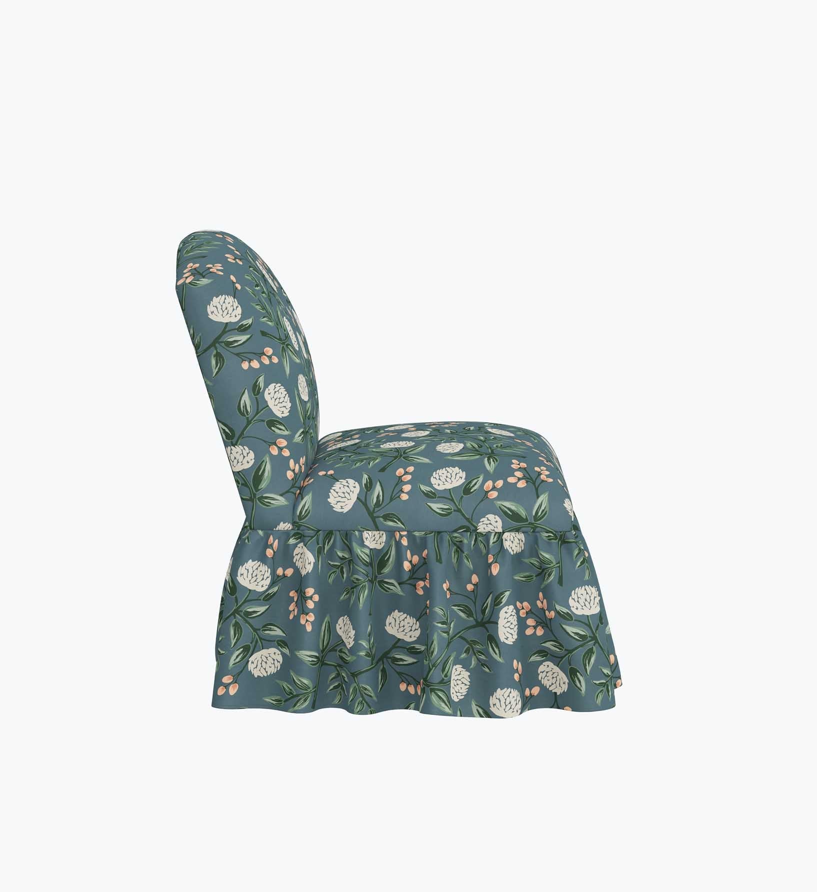 Cloverpaperco™ - Edie Slipper Chair - Peonies