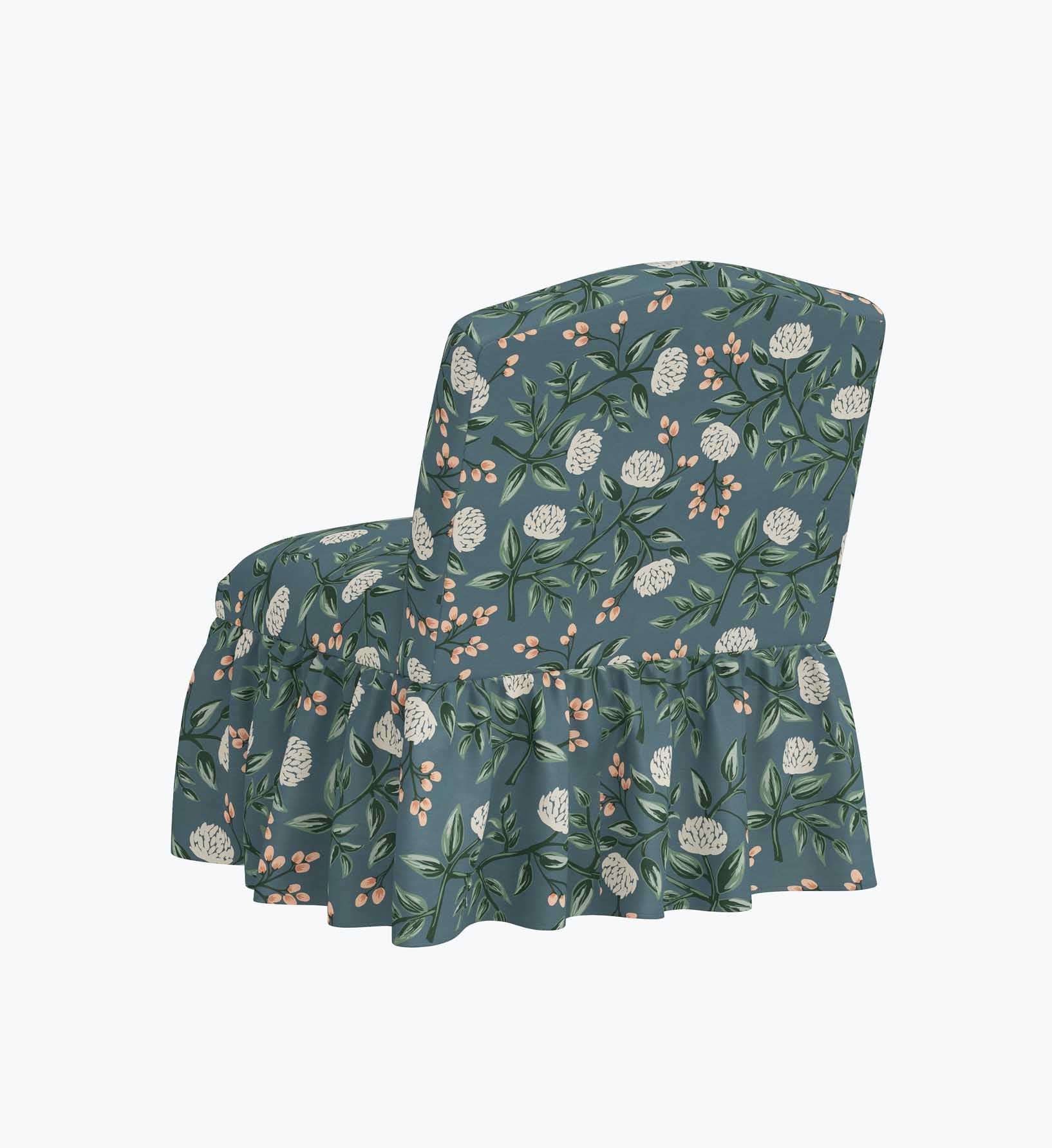 Cloverpaperco™ - Edie Slipper Chair - Peonies