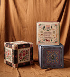 Cloverpaperco™ - Bea Ottoman - Home Sweet Home