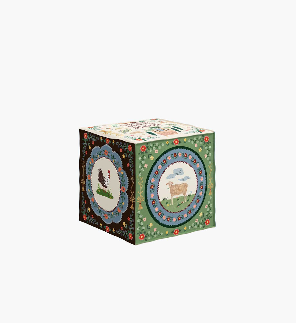 Cloverpaperco™ - Bea Ottoman - Home Sweet Home