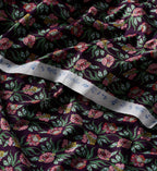 Cloverpaperco™ - Posy Cotton Fabric - Aubergine