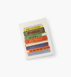 Cloverpaperco™ - Book Stack Birthday Card - Single Card