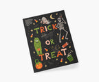 Cloverpaperco™ - Halloween Parade Halloween Card - Single Card