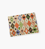 Cloverpaperco™ - Halloween Argyle Halloween Card - Single Card
