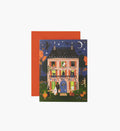 Cloverpaperco™ - Haunted House Halloween Card - Single Card