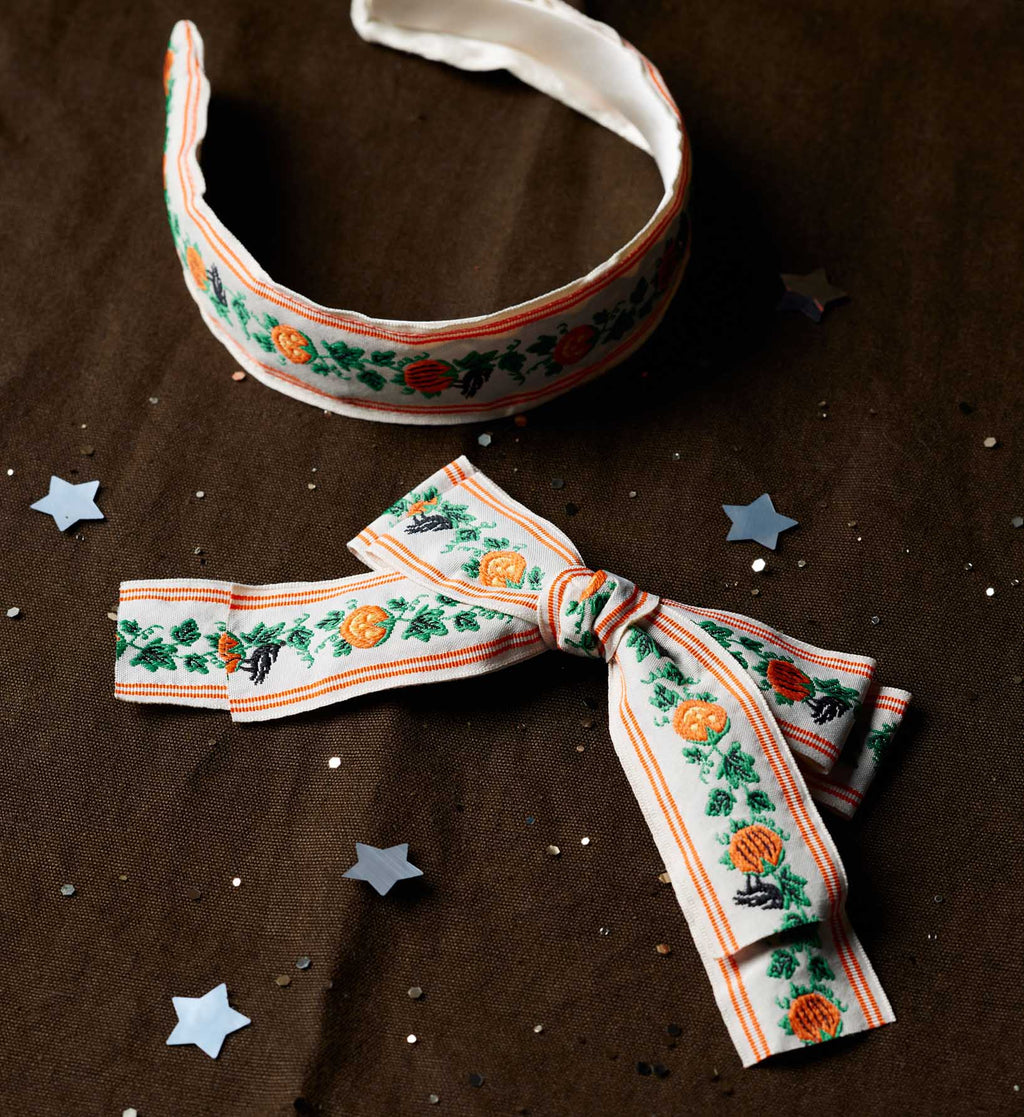 Cloverpaperco™ - Bow Clip - Pumpkin Patch
