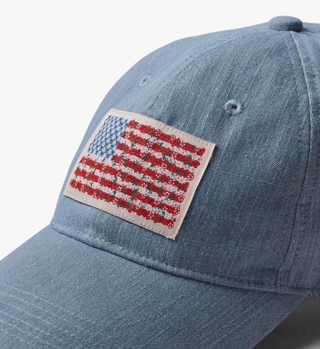 Cloverpaperco™ - Baseball Cap - Americana Denim