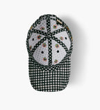 Cloverpaperco™ - Baseball Cap - Pumpkin Gingham