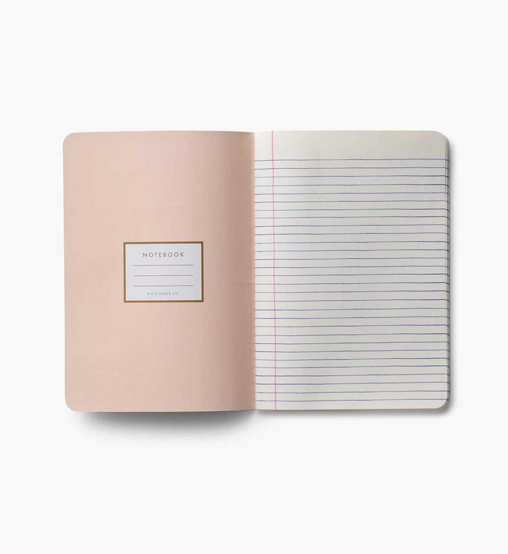 Cloverpaperco™ - Stitched Notebook Set - Schoolhouse