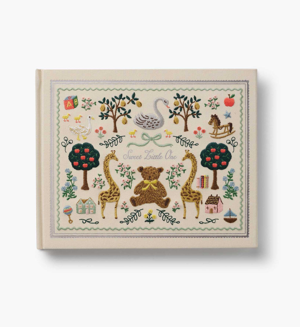 Cloverpaperco™ - Embroidered Baby Book - Storybook