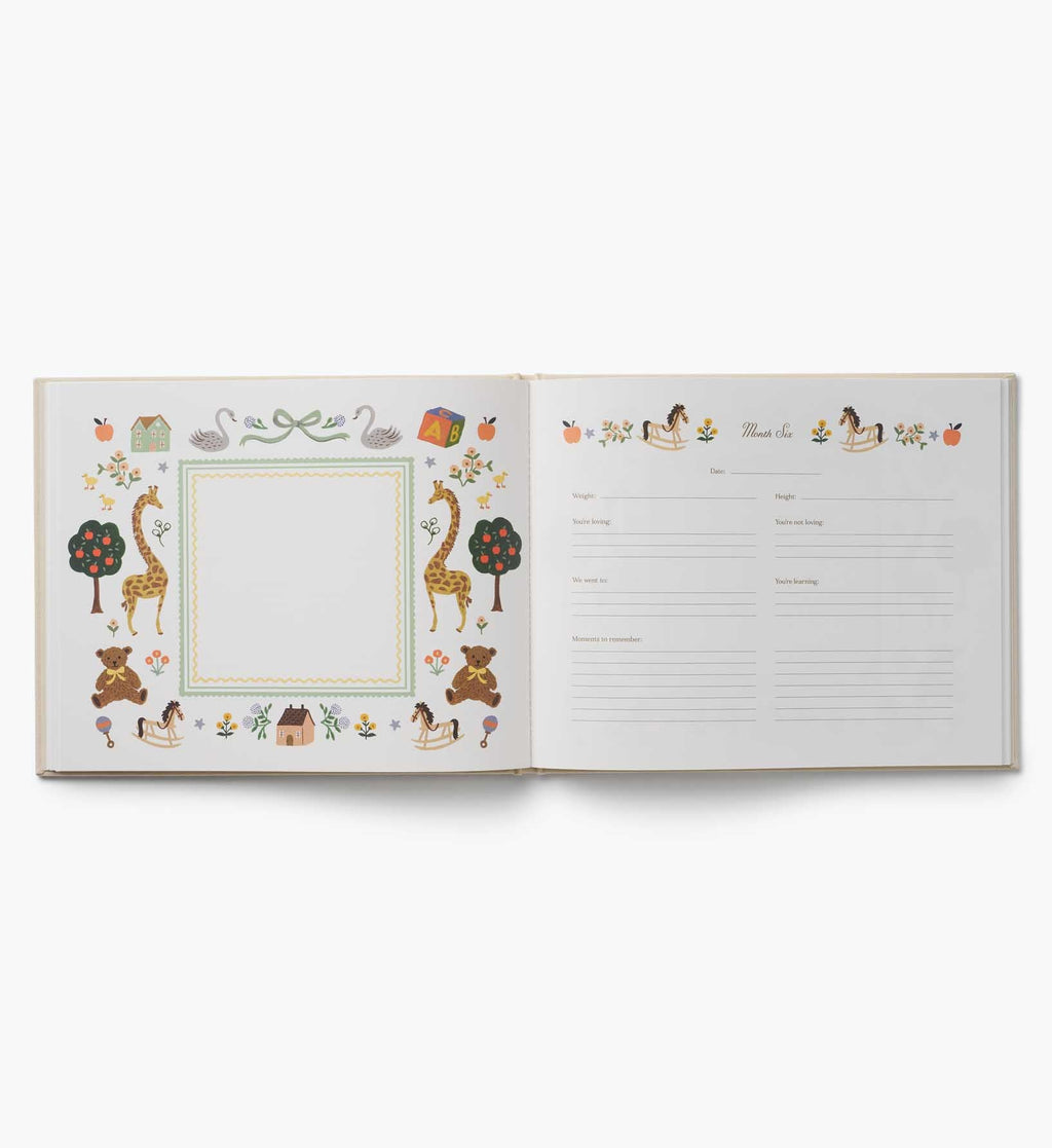Cloverpaperco™ - Embroidered Baby Book - Storybook