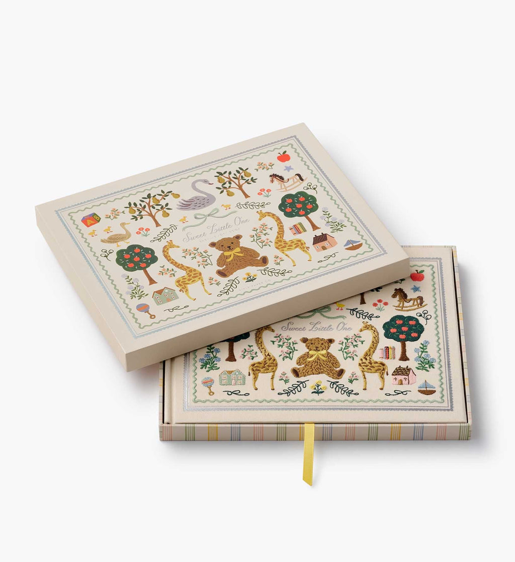 Cloverpaperco™ - Embroidered Baby Book - Storybook