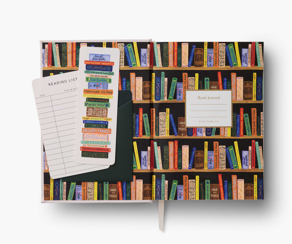 Cloverpaperco™ - Embroidered Book Journal - Book Club