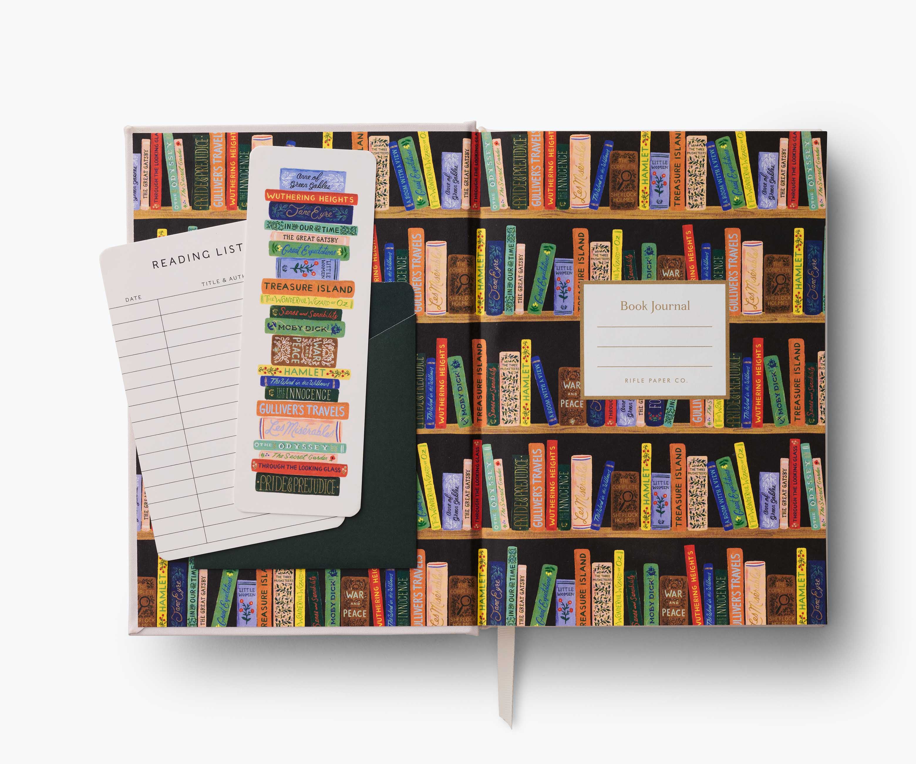Cloverpaperco™ - Embroidered Book Journal - Book Club