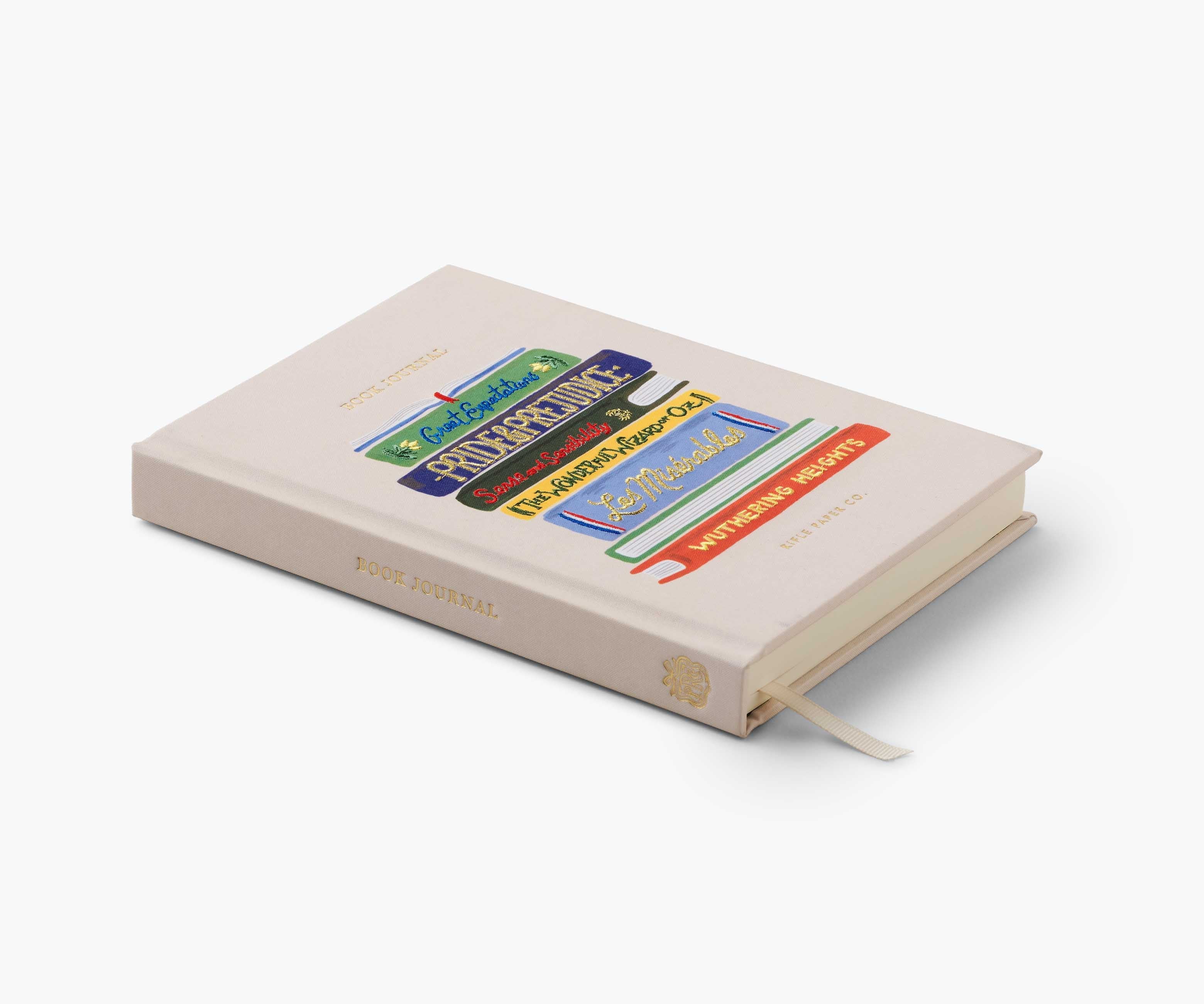 Cloverpaperco™ - Embroidered Book Journal - Book Club