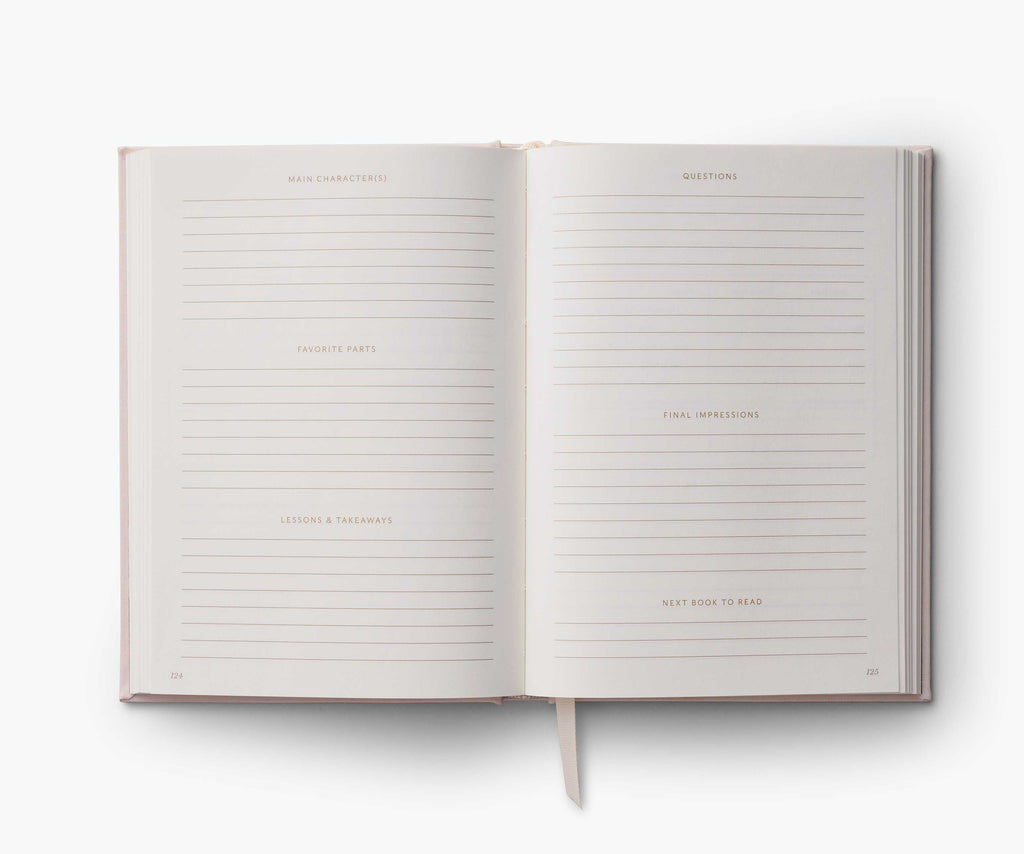 Cloverpaperco™ - Embroidered Book Journal - Book Club