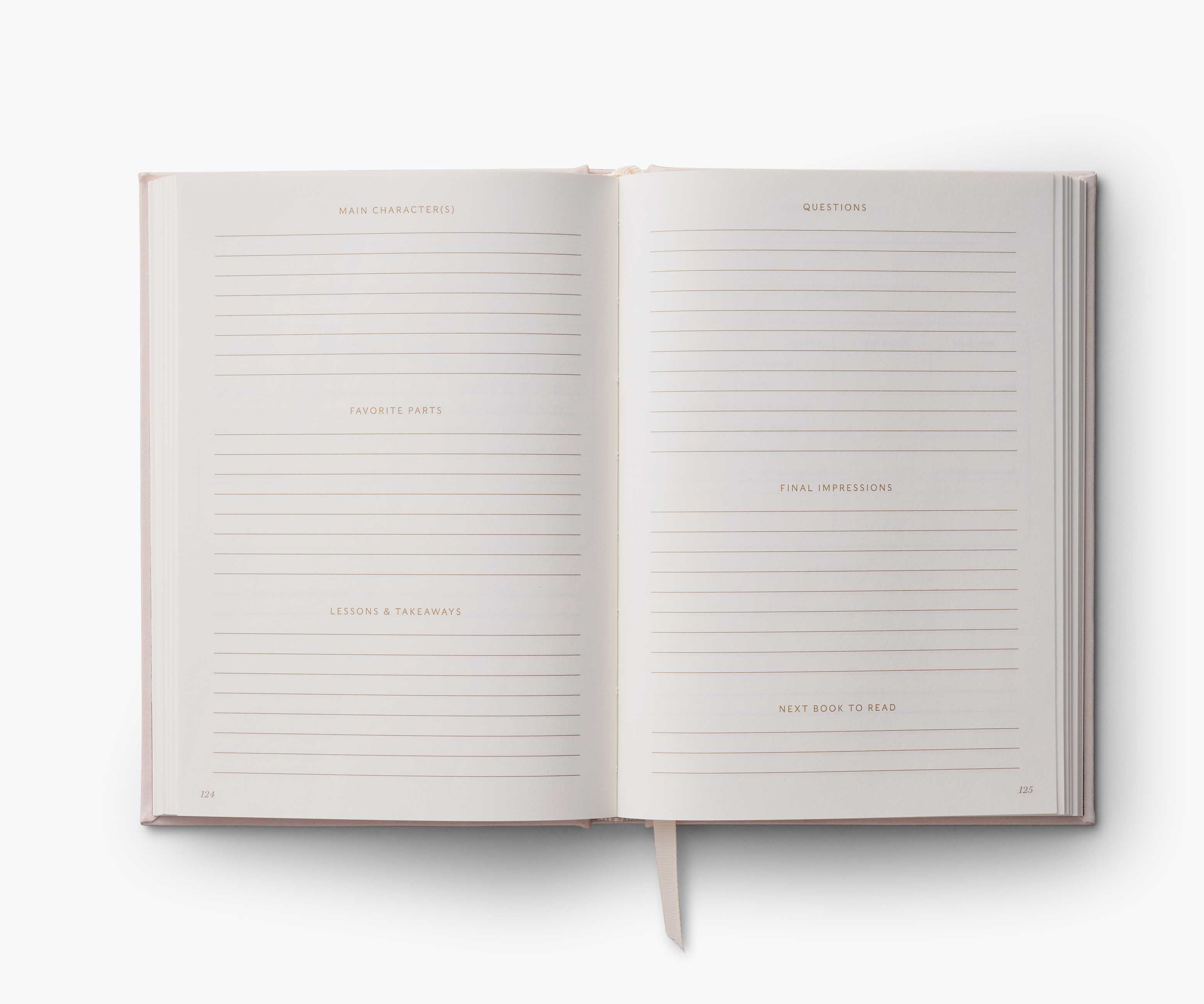 Cloverpaperco™ - Embroidered Book Journal - Book Club