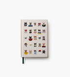 Cloverpaperco™ - Embroidered Journal - Studious Cats
