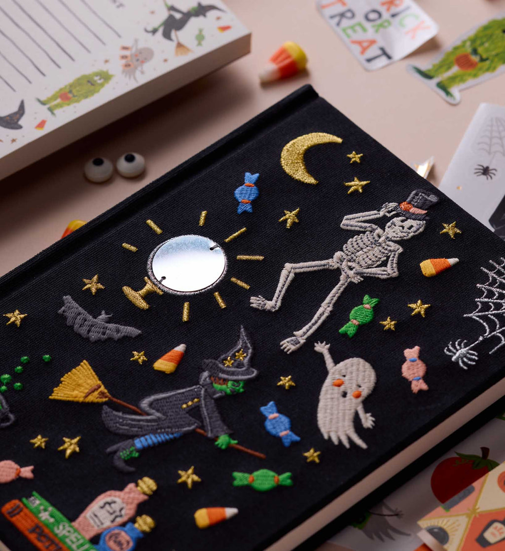 Cloverpaperco™ - Embroidered Journal - Spellbound
