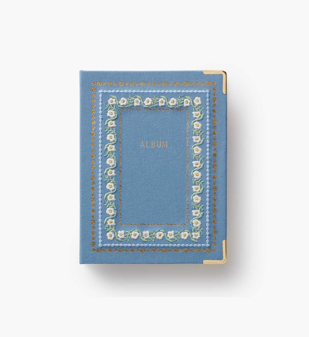 Cloverpaperco™ - Embroidered Small Photo Album - Delphine