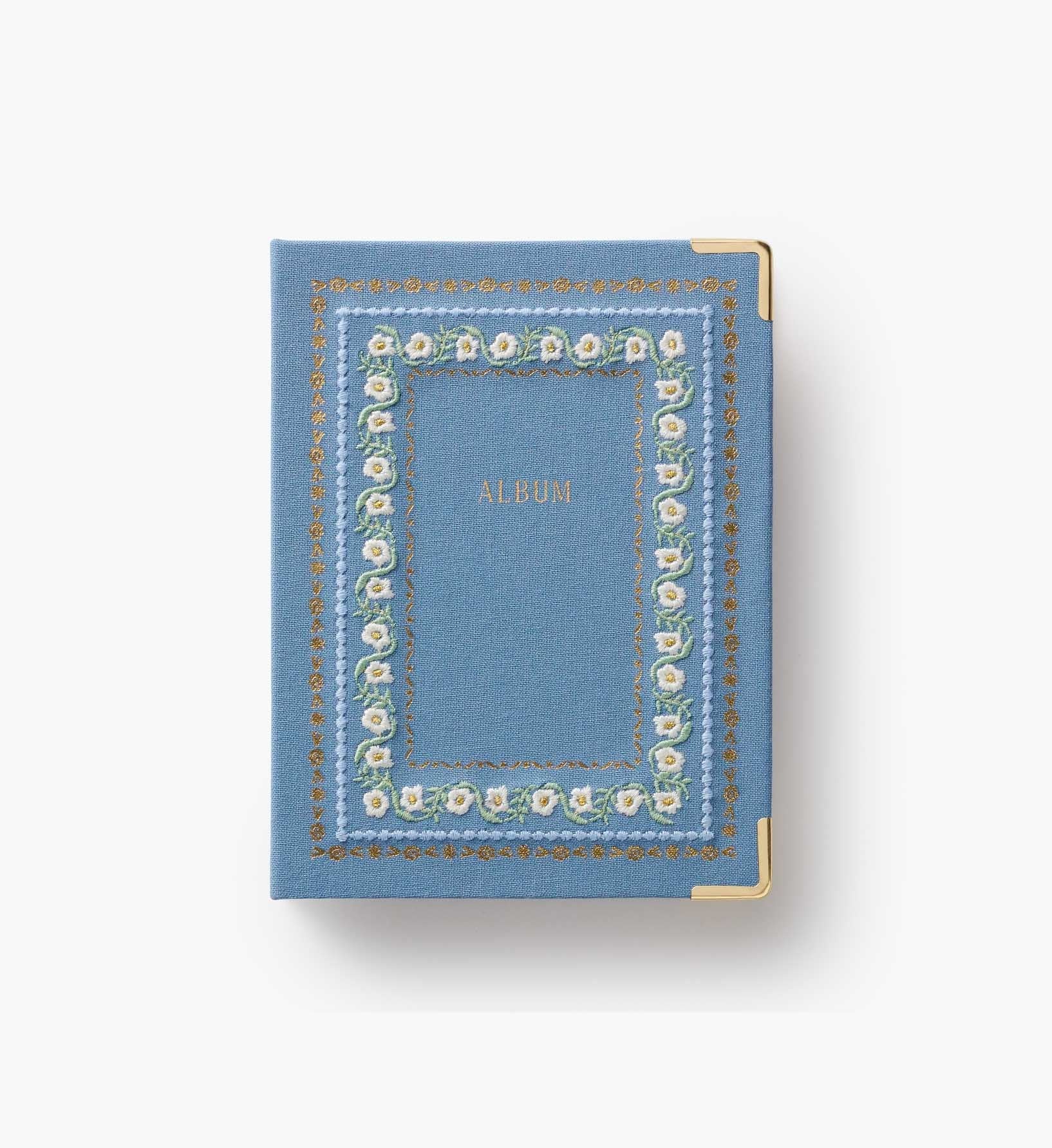 Cloverpaperco™ - Embroidered Small Photo Album - Delphine