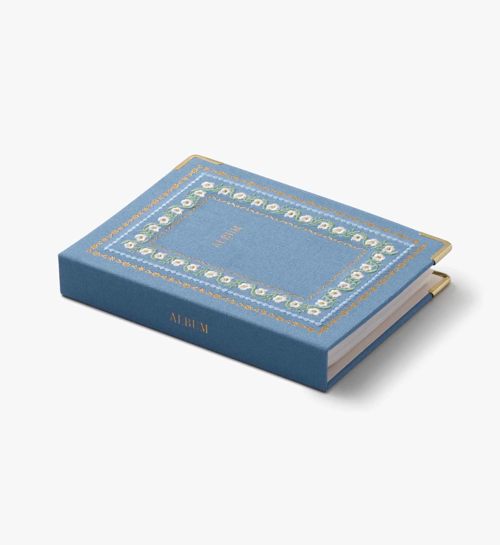 Cloverpaperco™ - Embroidered Small Photo Album - Delphine