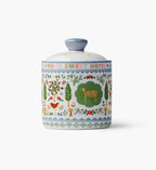 Cloverpaperco™ - Porcelain Canister - Home Sweet Home