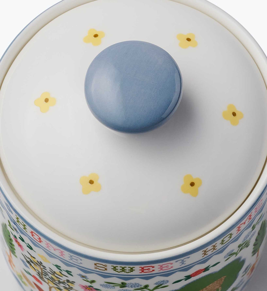 Cloverpaperco™ - Porcelain Canister - Home Sweet Home