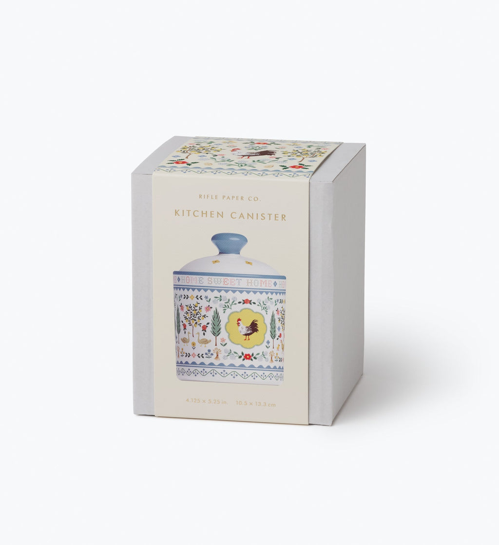 Cloverpaperco™ - Porcelain Canister - Home Sweet Home