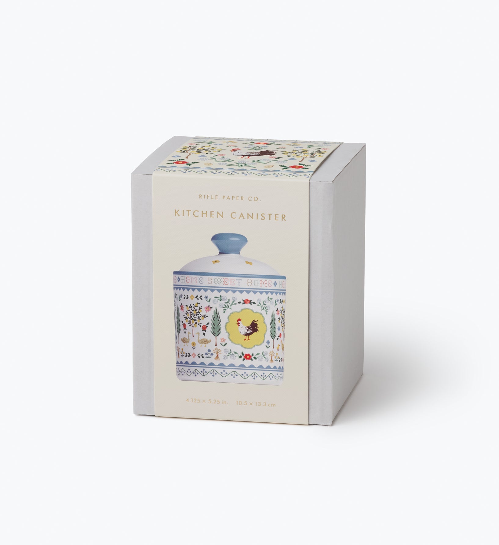 Cloverpaperco™ - Porcelain Canister - Home Sweet Home