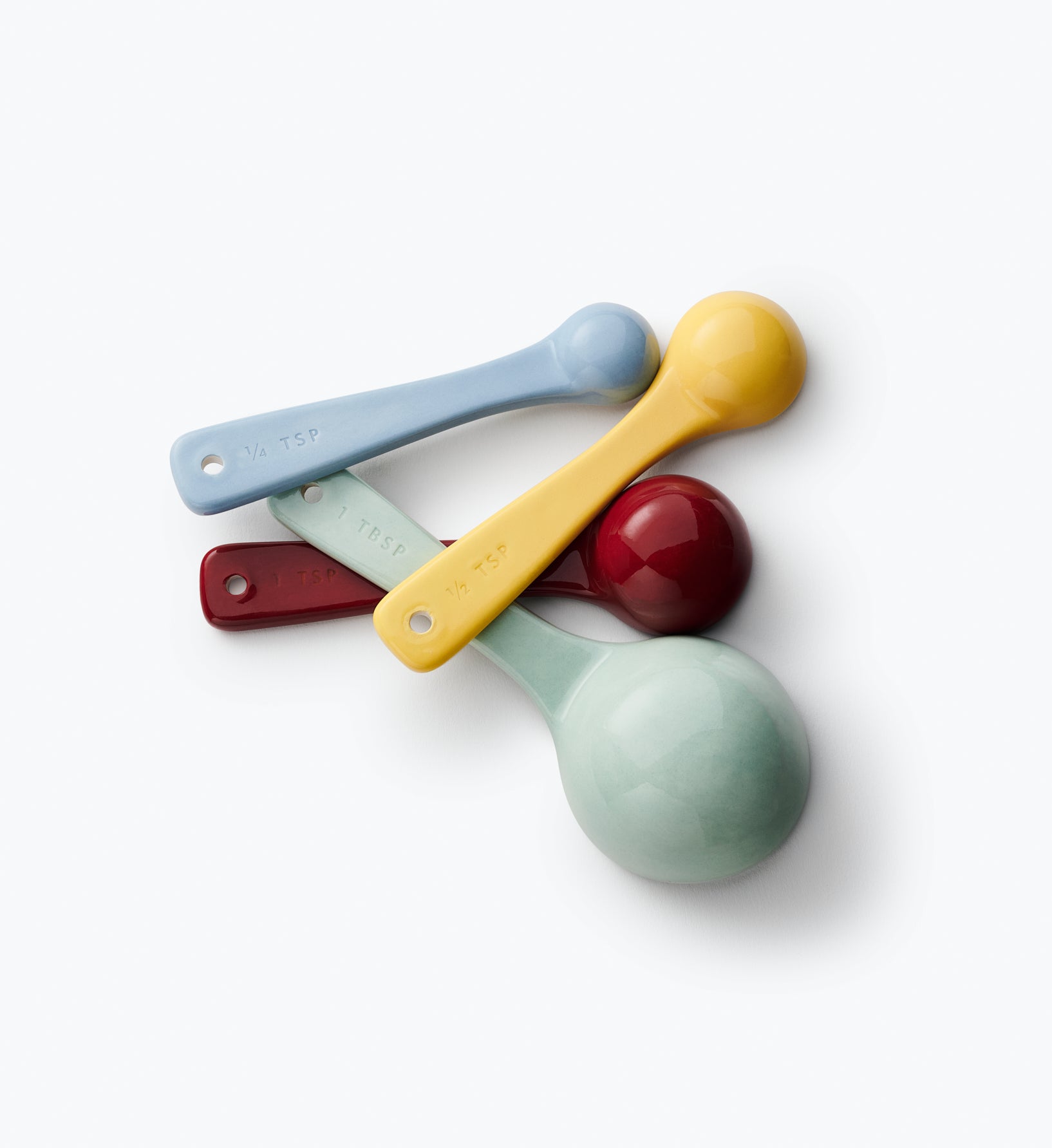 Cloverpaperco™ - Porcelain Measuring Spoons - Home Sweet Home