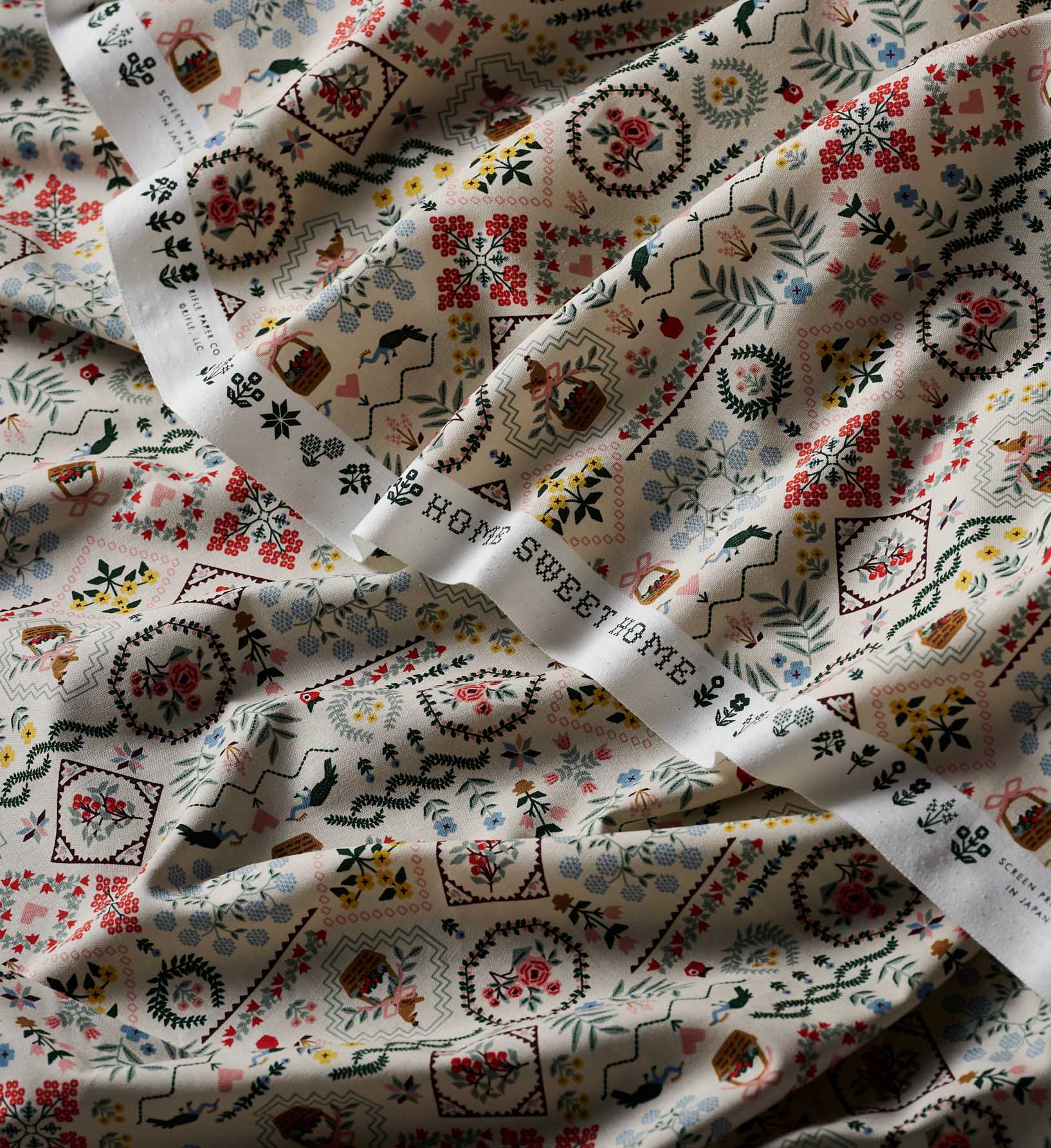 Cloverpaperco™ - Heritage Sampler Cotton Fabric - Linen