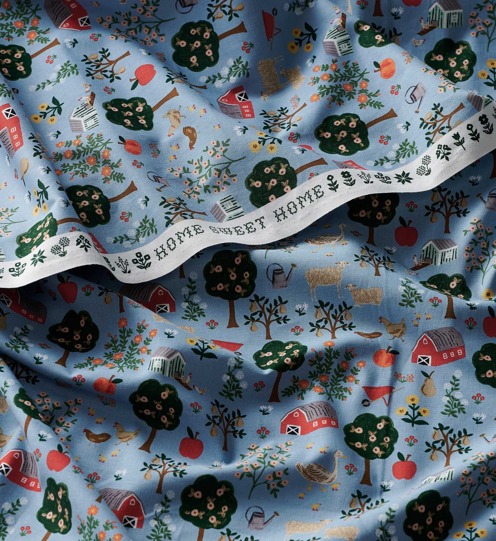 Cloverpaperco™ - Farmhouse Cotton Fabric - Slate