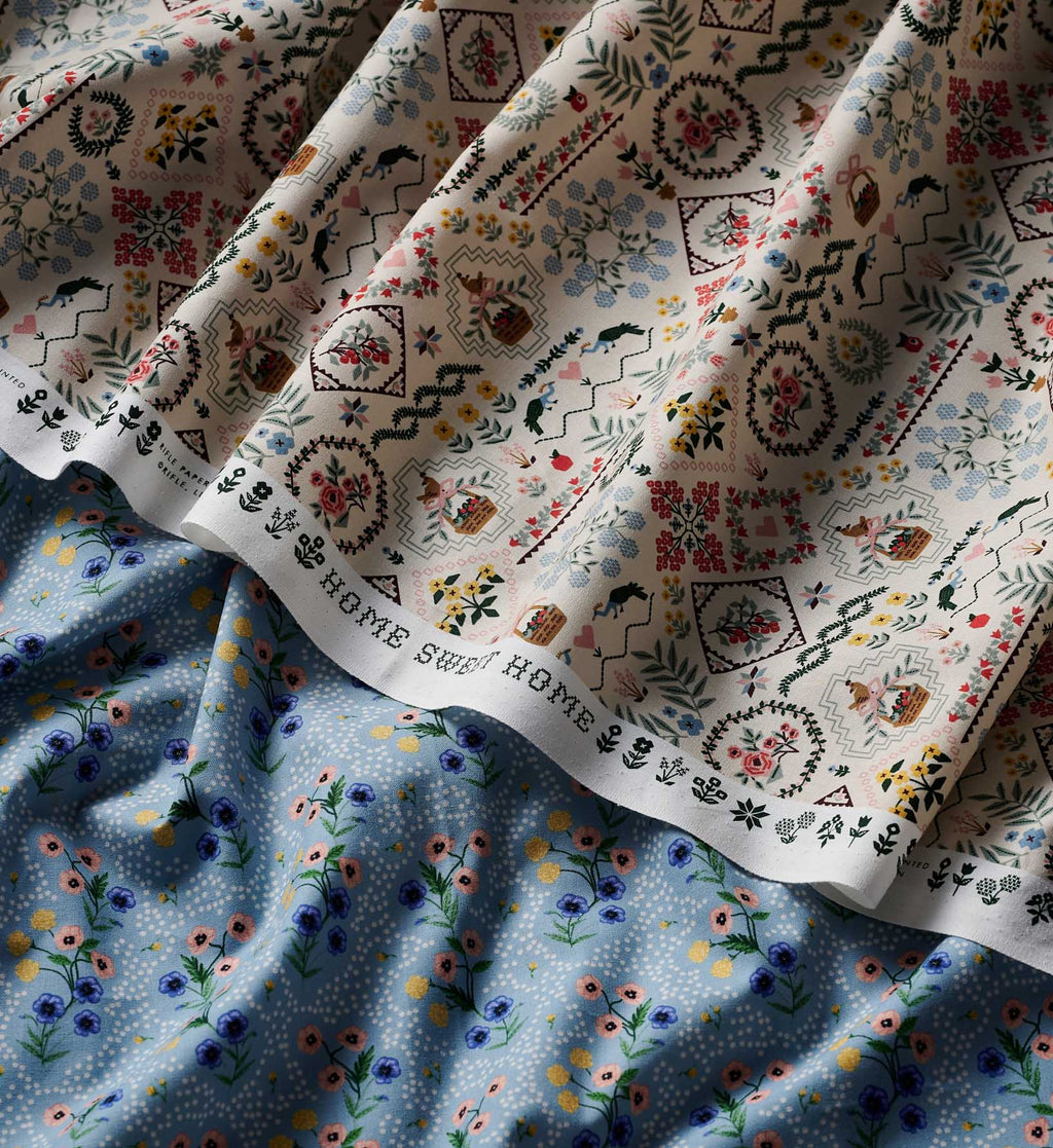 Cloverpaperco™ - Heritage Sampler Cotton Fabric - Linen