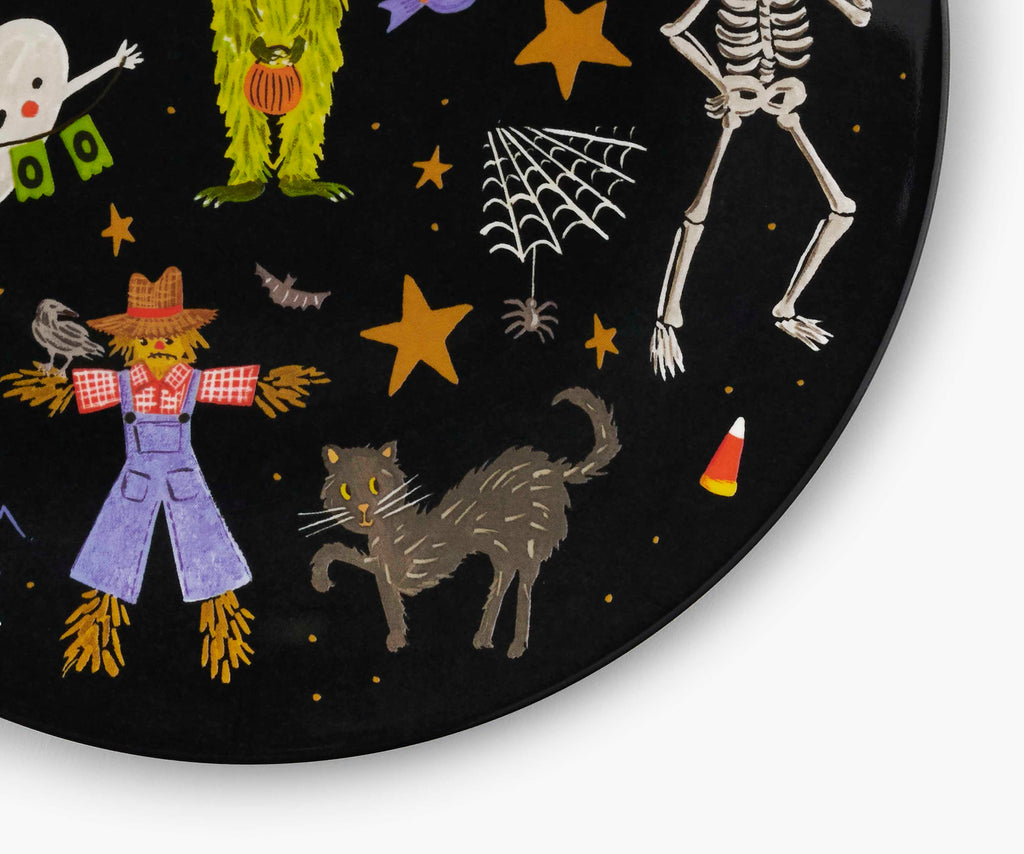 Cloverpaperco™ - Melamine Assorted Dessert Plates - Halloween Parade