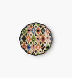Cloverpaperco™ - Melamine Assorted Dessert Plates - Halloween Argyle