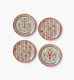 Cloverpaperco™ - Melamine Assorted Dessert Plates - Seaside