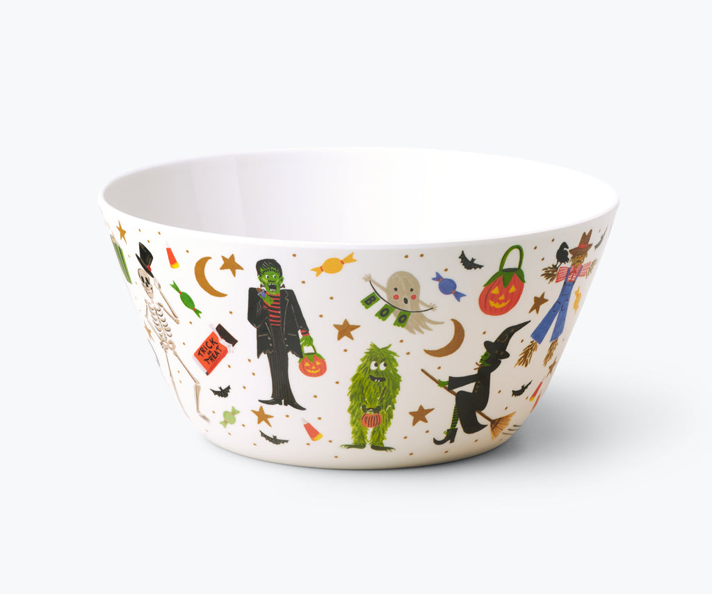Cloverpaperco™ - Melamine Serving Bowl - Halloween Parade